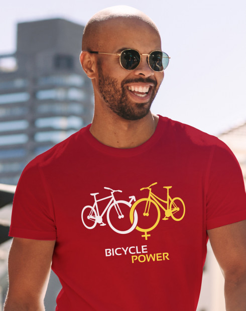 Pánské tričko pro cyklisty Bicycle Power