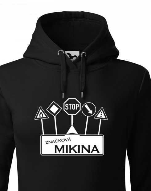 Dámská mikina s vtipným potiskem Značková mikina