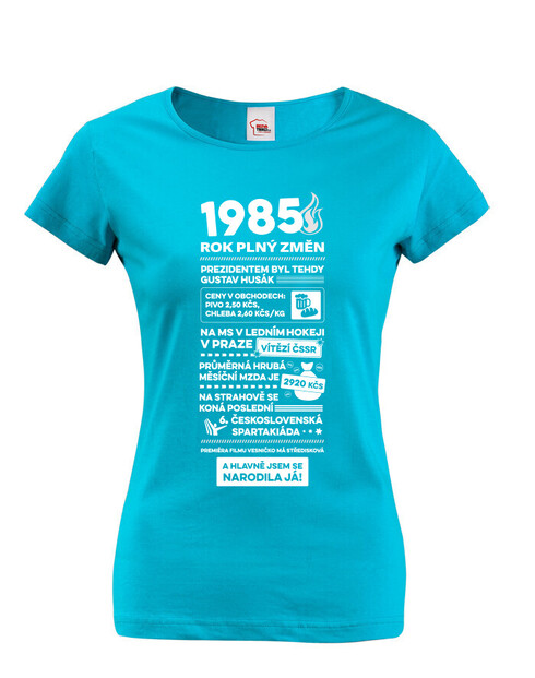 Dámské tričko narozeninové noviny 1985