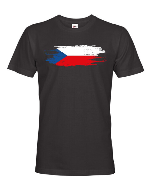 Pánské tričko Česká vlajka