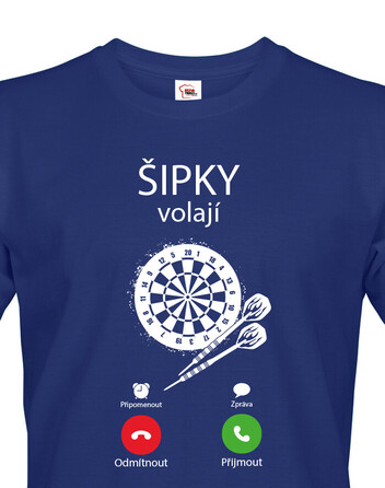Pánské tričko Šipky volají