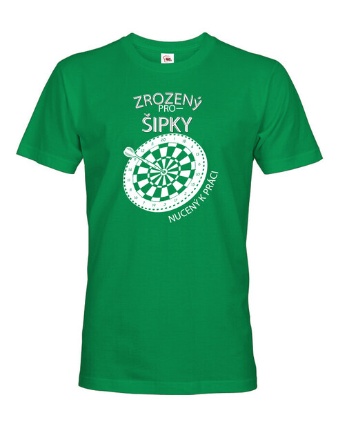 Pánské tričko Zrozený pro šipky