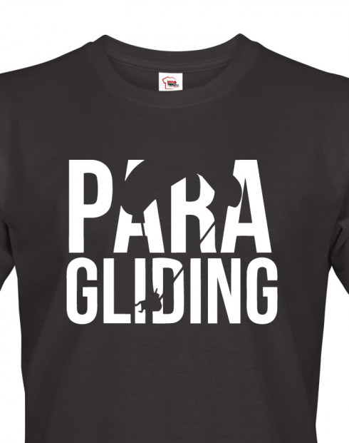 Pánské tričko s motivem paragliding