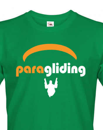 Pánské tričko s motivem Paragliding 2