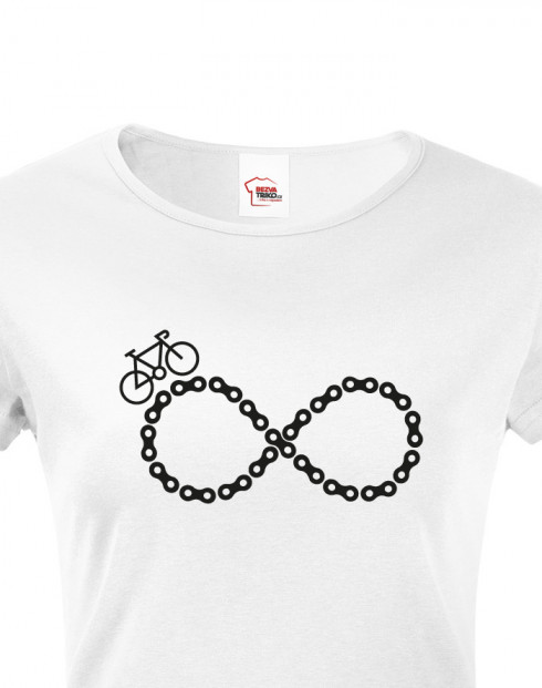 Dámské tričko Cyklistické nekonečno