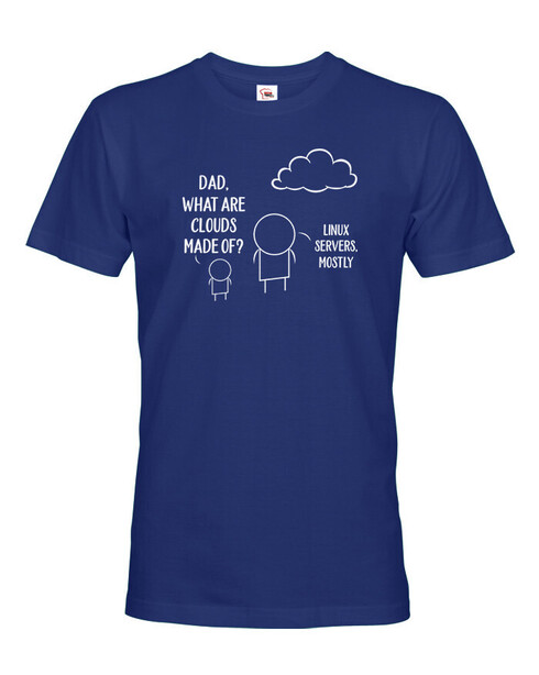 Pánské tričko - Linux v cloudu