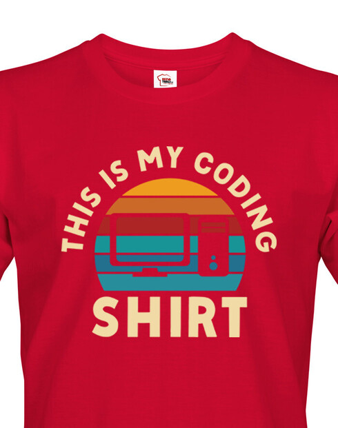 Pánské tričko - Coding shirt