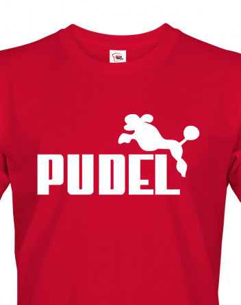 Pánské tričko s potiskem Pudel