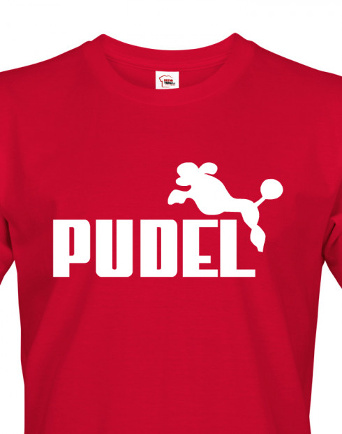 Pánské tričko s potiskem Pudel