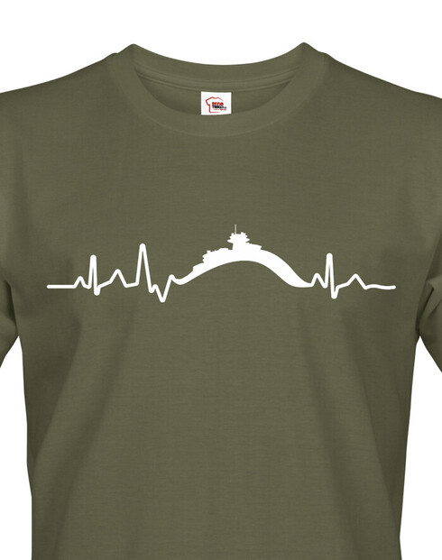 Pánské tričko EKG Sněžka