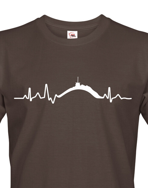 Pánské tričko EKG Lysá hora