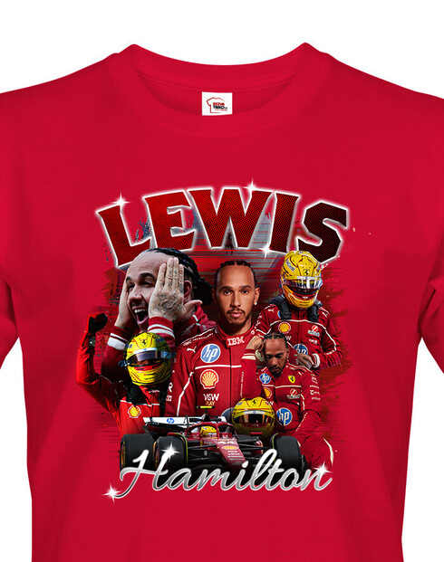 Pánské tričko F1 - Lewis Hamilton