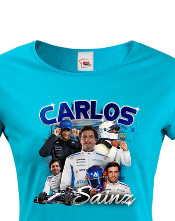 Dámské tričko F1 - Carlos Sainz
