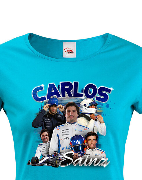 Dámské tričko F1 - Carlos Sainz