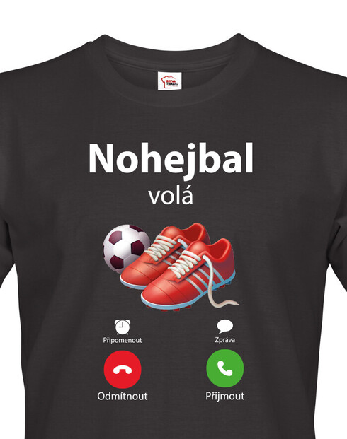 Pánské tričko Nohejbal volá