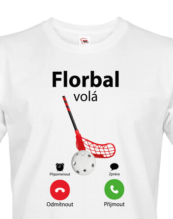 Pánské tričko Florbal volá