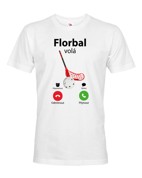Pánské tričko Florbal volá