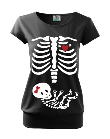 Těhotenské tričko Kostřička děvčátko