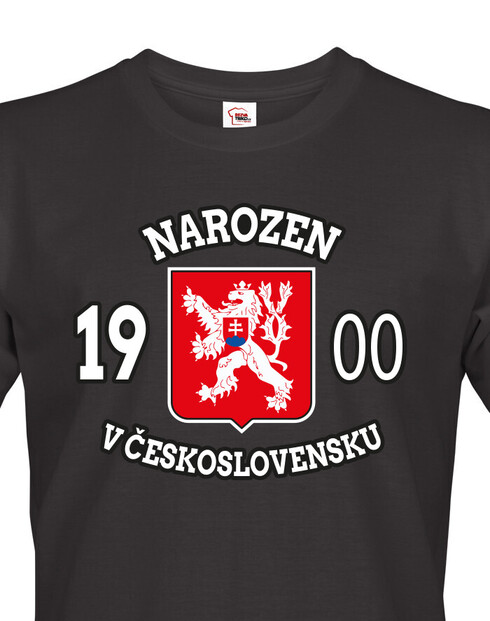 Pánské tričko Narozen v Československu