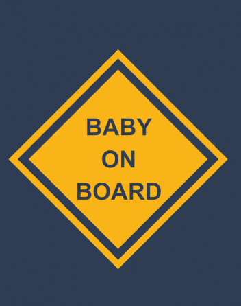 Těhotenské tričko Baby on board