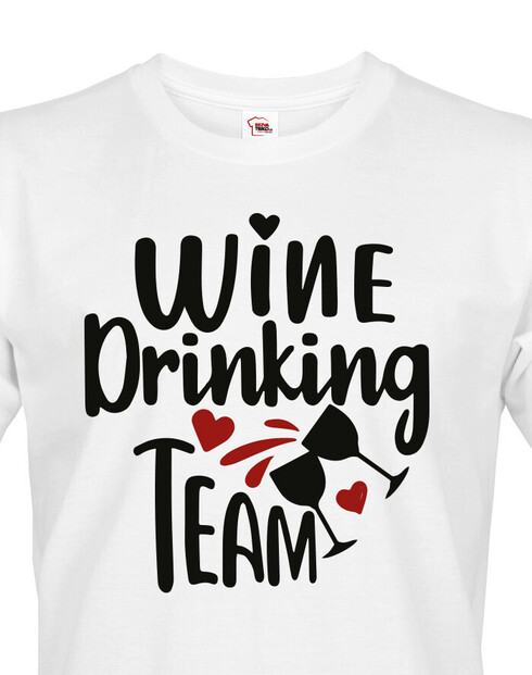 Pánské tričko Wine Drinking team