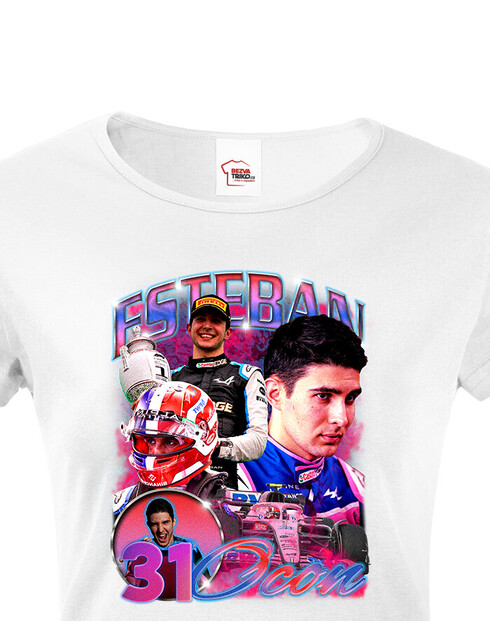 Dámské tričko F1 - Esteban Ocon