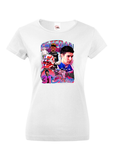 Dámské tričko F1 - Esteban Ocon