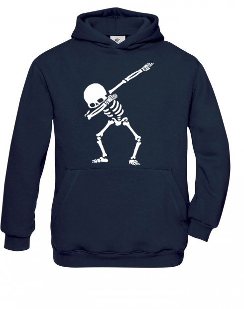 Dětská mikina s potiskem kostry