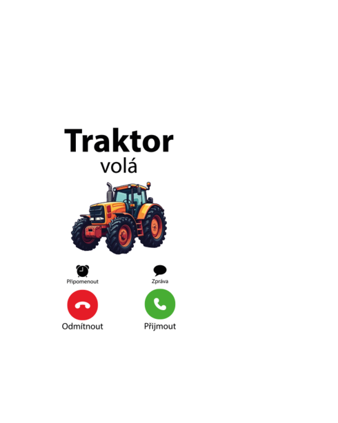 Keramický hrnek Traktor volá