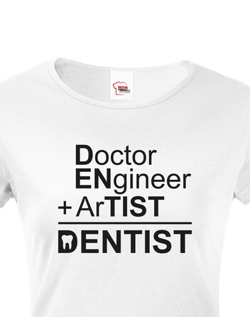 Dámské tričko pro zubaře