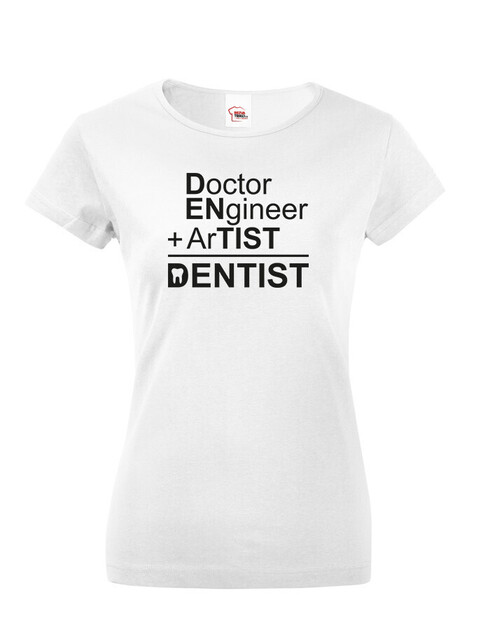Dámské tričko pro zubaře