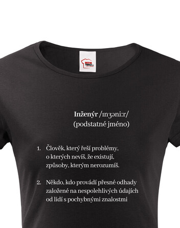 Dámské tričko Inženýr