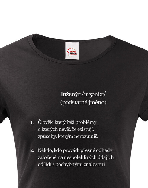 Dámské tričko Inženýr