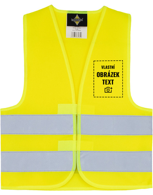 Bezpečnostní vesta dětská s vlastním potiskem