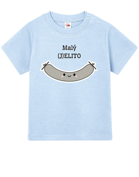 Vtipné tričko pro miminka Malý (J)ELITO