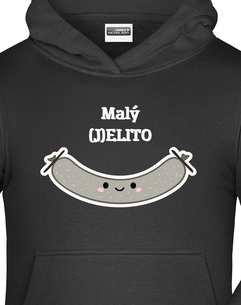Vtipná dětská mikina Malý (J)ELITO