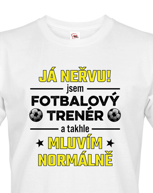 Pánské tričko pro fotbalového trenéra
