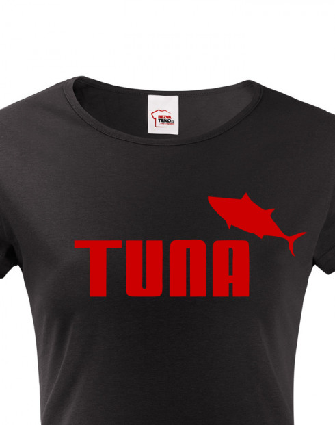 Dámské tričko s potiskem Tuna