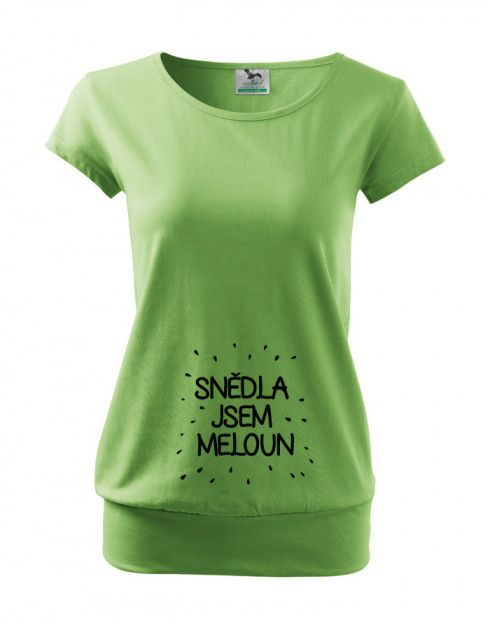 Těhotenské tričko Snědla jsem meloun