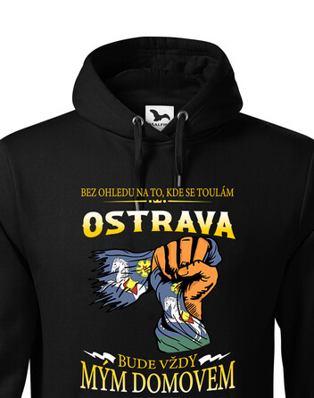 Pánská mikina s rodným městem