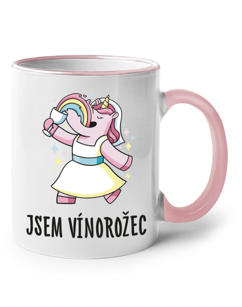 Hrnek pro milovníky vína Jsem vínorožec