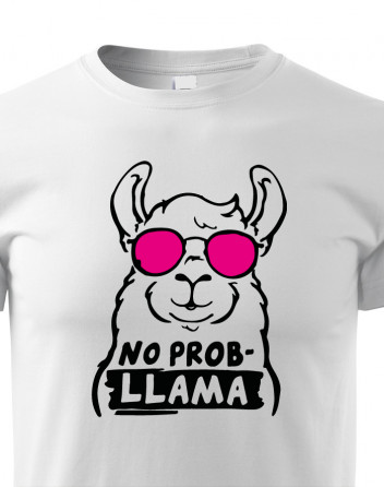 Dětské tričko No Prob - LLama