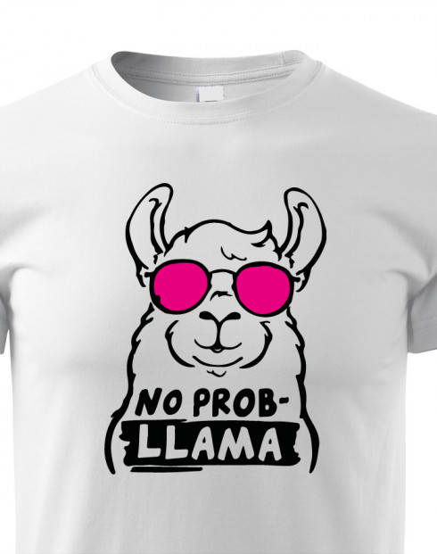 Dětské tričko No Prob - LLama