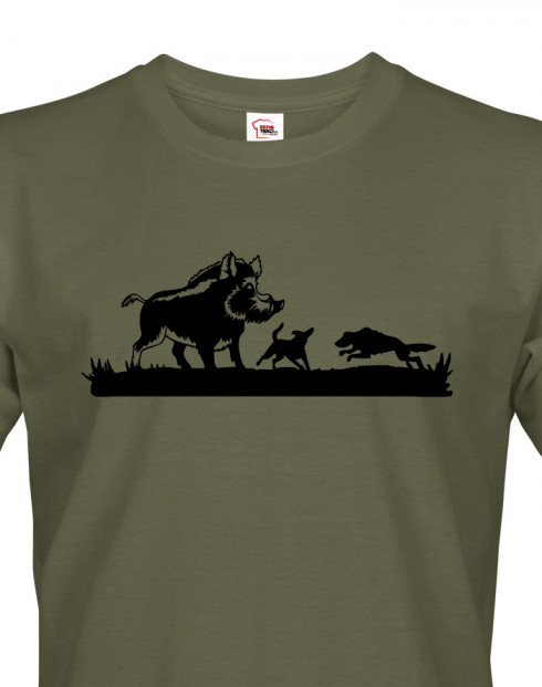 Tričko pro myslivce Lov divokých prasat