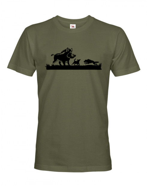 Tričko pro myslivce Lov divokých prasat