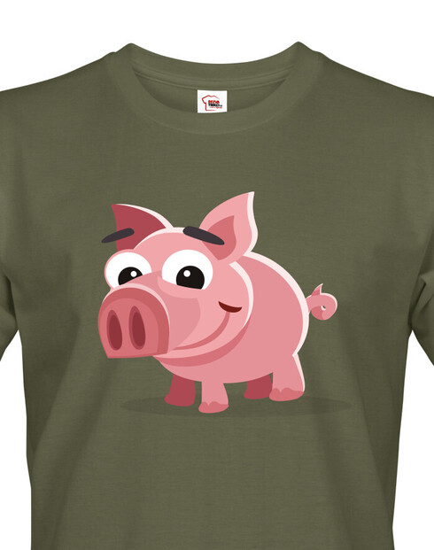 Pánské triko Prasátko
