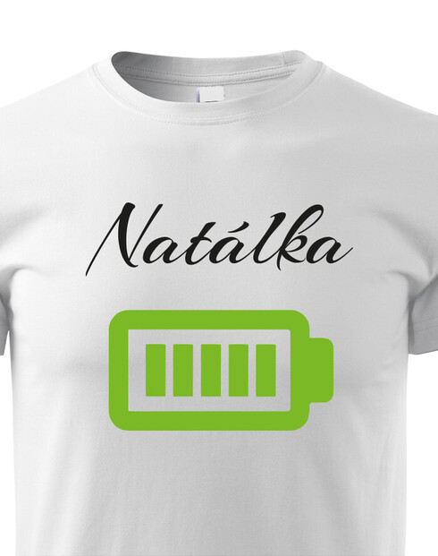 Dětské tričko Nabité baterky
