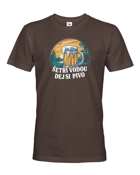 Pánské tričko Šetři vodu, dej si pivo