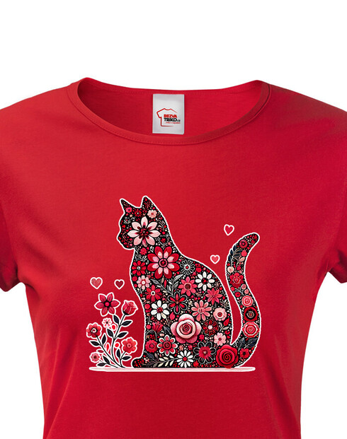 Dámské tričko pro milovníky koček 2