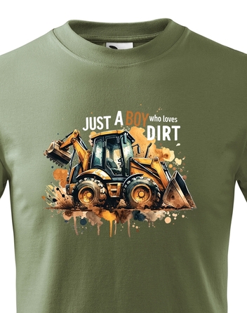 Dětské tričko s traktorem